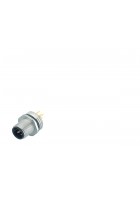 86 0131 0000 00004 M12-A male panel mount connector